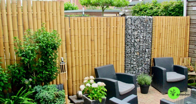 inspiracia bambusový plot